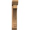 Ekena Millwork Imperial Slat Smooth Bracket w/ Offset Brace, Western Red Cedar, 7 1/2"W x 42"D x 42"H BKT0806X42X42IMP06SWR - alternate 2
